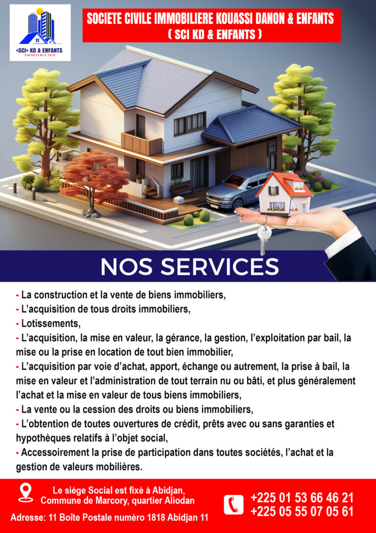 AFFICHE IMMOBILIER