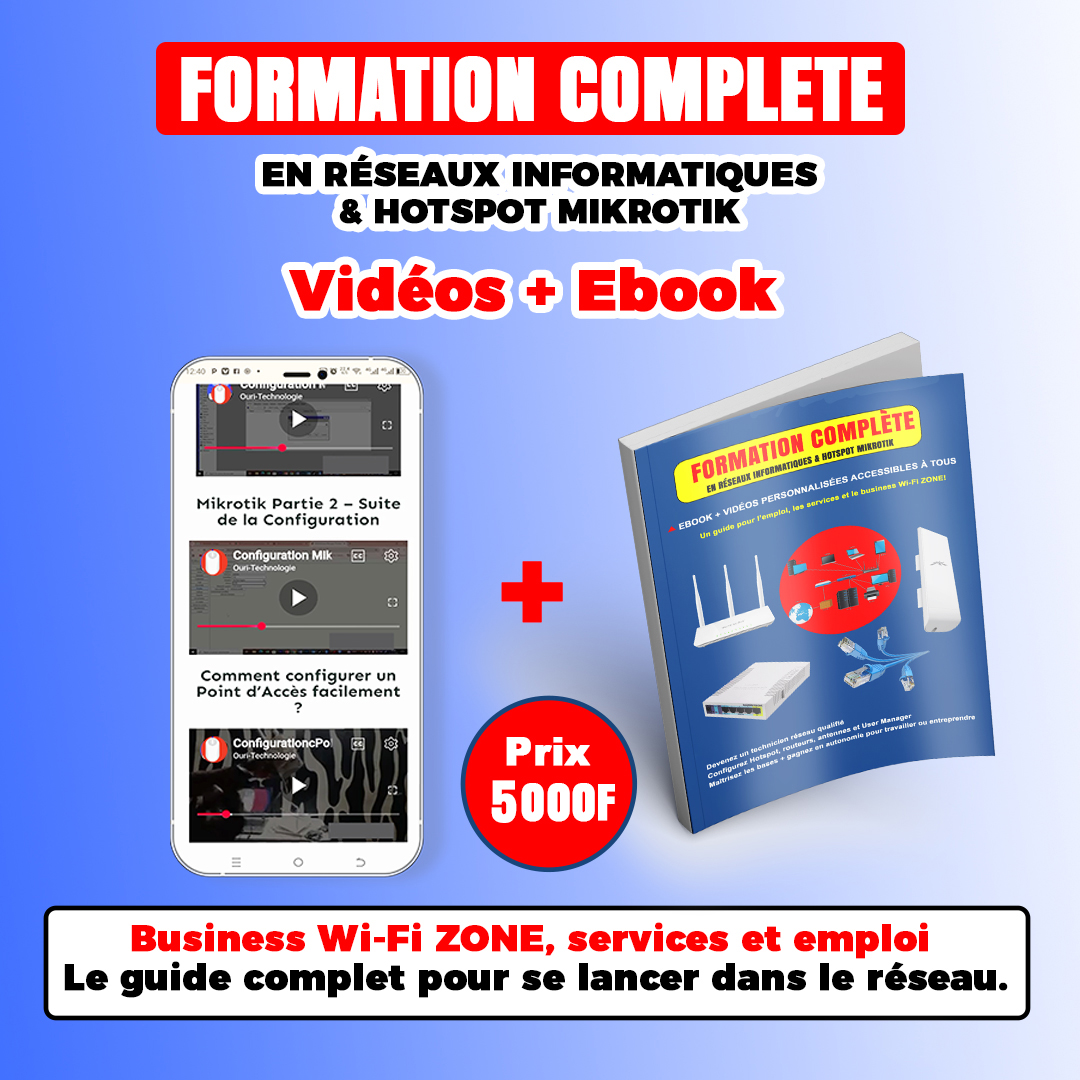 Formation Wi-Fi Zone & MikroTik