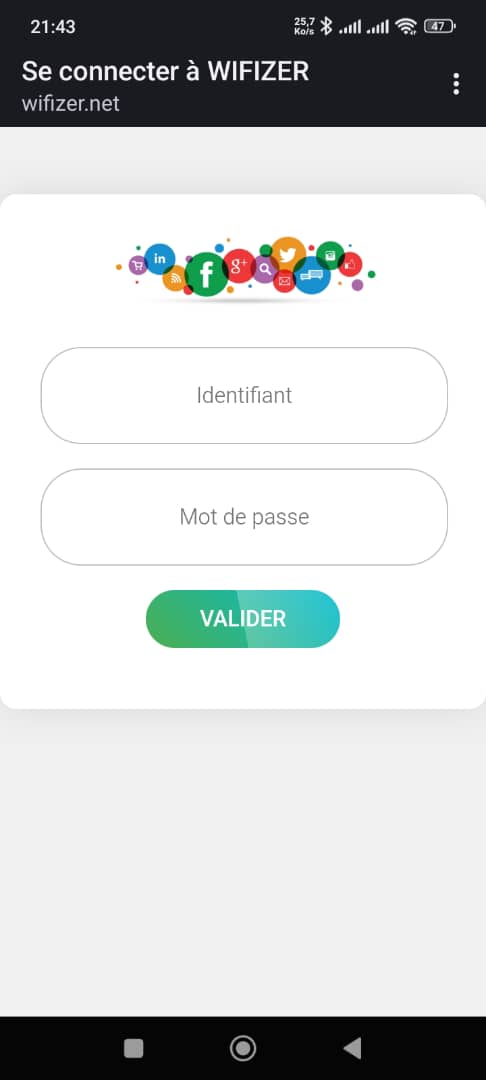 Aperçu Portail Captif N2