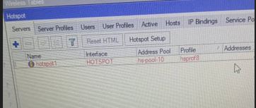 Hotspot MikroTik en rouge